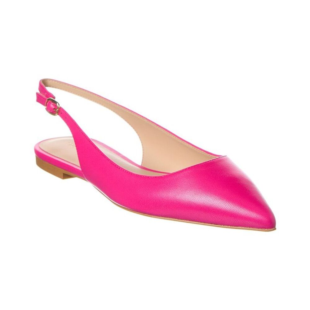 Stuart Weitzman Pink Slingback Flats